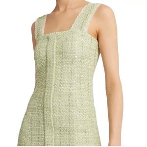 House of Harlow 1960 Light Green Tweed Mini Dress